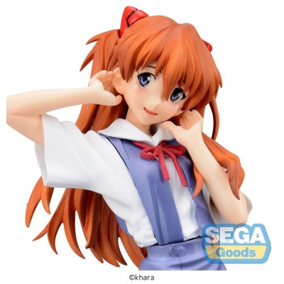 EVANGELION - Asuka Uniform Ver. XStellar Sega PVC Figure 21 cm