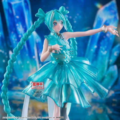 HATSUNE MIKU - Evolve Clearluxe EmeraldGem Banpresto PVC Figure 28 cm