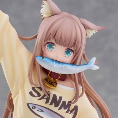 MY CAT IS A KAWAII GIRL - Kinako Play With Ver. AmiAmi Limited Edition 1/6 Golden Head PVC Figure 21 cm