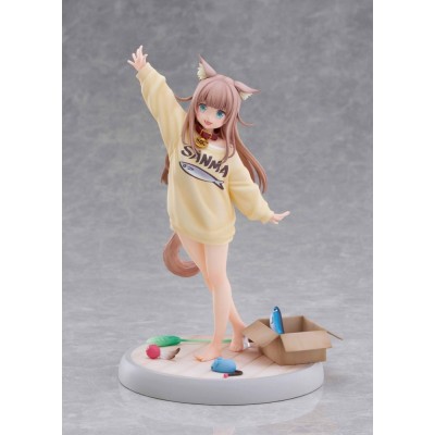 MY CAT IS A KAWAII GIRL - Kinako Play With Ver. AmiAmi Limited Edition 1/6 Golden Head PVC Figure 21 cm