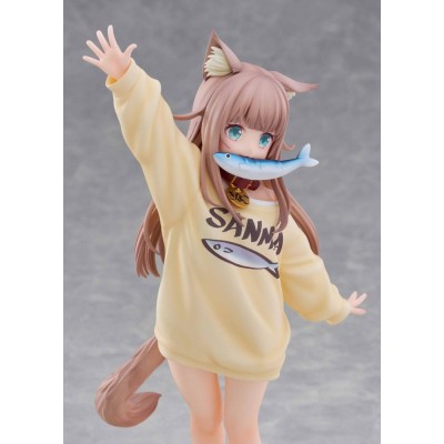 MY CAT IS A KAWAII GIRL - Kinako Play With Ver. AmiAmi Limited Edition 1/6 Golden Head PVC Figure 21 cm