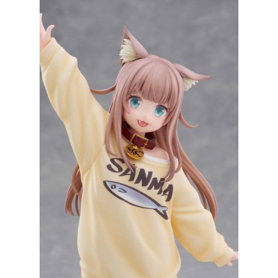 MY CAT IS A KAWAII GIRL - Kinako Play With Ver. AmiAmi Limited Edition 1/6 Golden Head PVC Figure 21 cm