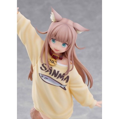 MY CAT IS A KAWAII GIRL - Kinako Play With Ver. AmiAmi Limited Edition 1/6 Golden Head PVC Figure 21 cm