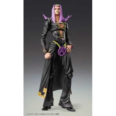 JOJO'S BIZARRE ADVENTURE PART 5 - Leone Abbacchio Black Ver. Super Action Chozokado Medicos Entertainment Action Figure 16 cm