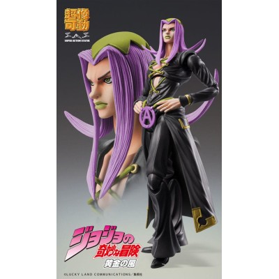 JOJO'S BIZARRE ADVENTURE PART 5 - Leone Abbacchio Black Ver. Super Action Chozokado Medicos Entertainment Action Figure 16 cm