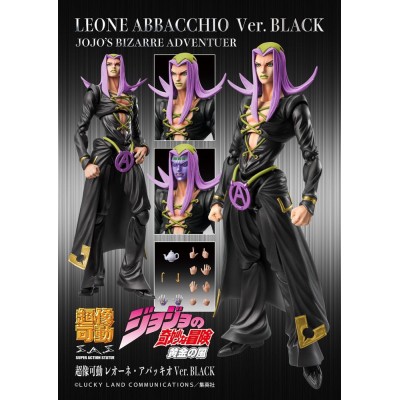 JOJO'S BIZARRE ADVENTURE PART 5 - Leone Abbacchio Black Ver. Super Action Chozokado Medicos Entertainment Action Figure 16 cm