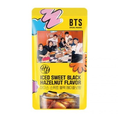 BTS Iced Sweet Black Hazelnut Coffee 230 ml