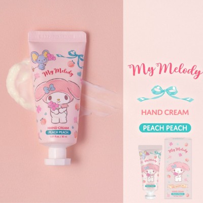 SANRIO - My Melody Korean Hand Cream Peach Peach 30 ml