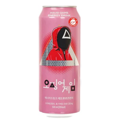 SQUID GAME Energy drink coreano al gusto di frutta 500 ml