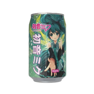 HATSUNE MIKU Apple Bevanda gassata al gusto di mela 330 ml