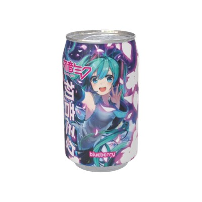 HATSUNE MIKU Blueberry Bevanda gassata al gusto di mirtillo 330 ml
