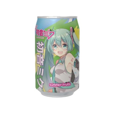 HATSUNE MIKU Summer Fruits flavoured carbonated soft drink 330 ml