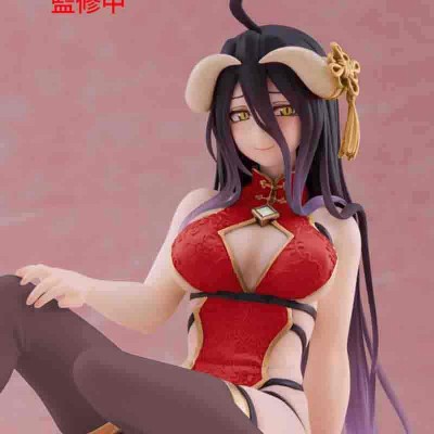 OVERLORD - Albedo Chinese Dress Ver. Renewal Desktop Cute Figure Taito PVC Figure 13 cm