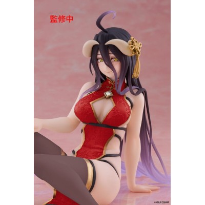 OVERLORD - Albedo Chinese Dress Ver. Renewal Desktop Cute Figure Taito PVC Figure 13 cm