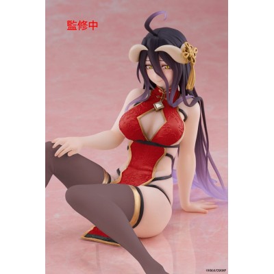 OVERLORD - Albedo Chinese Dress Ver. Renewal Desktop Cute Figure Taito PVC Figure 13 cm