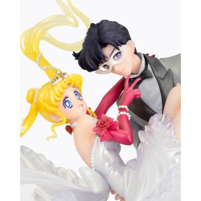 SAILOR MOON - Usagi & Tuxedo Mask Moonlight Glow Edition FiguartsZERO Chouette Bandai PVC Figure 24 cm