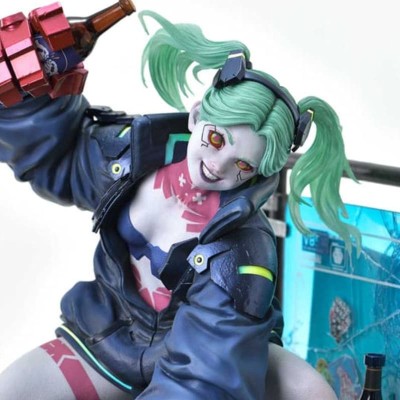 CYBERPUNK: EDGERUNNERS - Rebecca Deluxe Bonus Version Real Elite Masterline Series Statue 1/4 Prime 1 Studio PVC Figure 54 cm