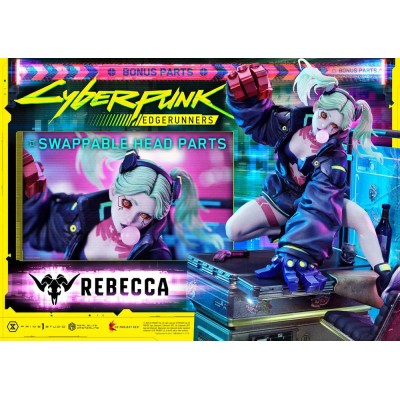CYBERPUNK: EDGERUNNERS - Rebecca Deluxe Bonus Version Real Elite Masterline Series Statue 1/4 Prime 1 Studio PVC Figure 54 cm