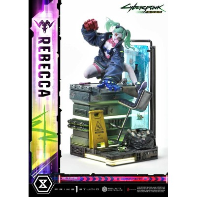 CYBERPUNK: EDGERUNNERS - Rebecca Deluxe Bonus Version Real Elite Masterline Series Statue 1/4 Prime 1 Studio PVC Figure 54 cm