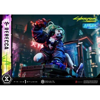 CYBERPUNK: EDGERUNNERS - Rebecca Deluxe Bonus Version Real Elite Masterline Series Statue 1/4 Prime 1 Studio PVC Figure 54 cm