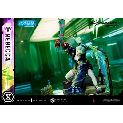 CYBERPUNK: EDGERUNNERS - Rebecca Deluxe Bonus Version Real Elite Masterline Series Statue 1/4 Prime 1 Studio PVC Figure 54 cm