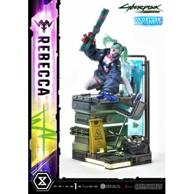 CYBERPUNK: EDGERUNNERS - Rebecca Deluxe Bonus Version Real Elite Masterline Series Statue 1/4 Prime 1 Studio PVC Figure 54 cm