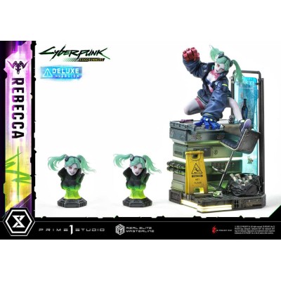 CYBERPUNK: EDGERUNNERS - Rebecca Deluxe Bonus Version Real Elite Masterline Series Statue 1/4 Prime 1 Studio PVC Figure 54 cm