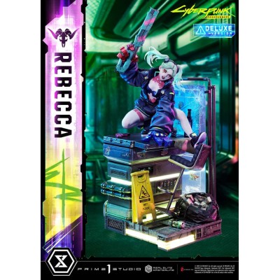 CYBERPUNK: EDGERUNNERS - Rebecca Deluxe Version Real Elite Masterline Series Statue 1/4 Prime 1 Studio PVC Figure 54 cm