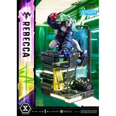CYBERPUNK: EDGERUNNERS - Rebecca Deluxe Version Real Elite Masterline Series Statue 1/4 Prime 1 Studio PVC Figure 54 cm