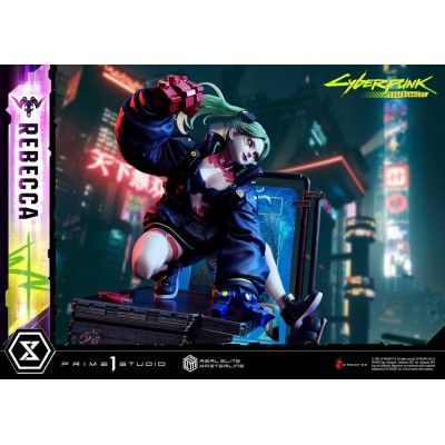 CYBERPUNK: EDGERUNNERS - Rebecca Deluxe Version Real Elite Masterline Series Statue 1/4 Prime 1 Studio PVC Figure 54 cm
