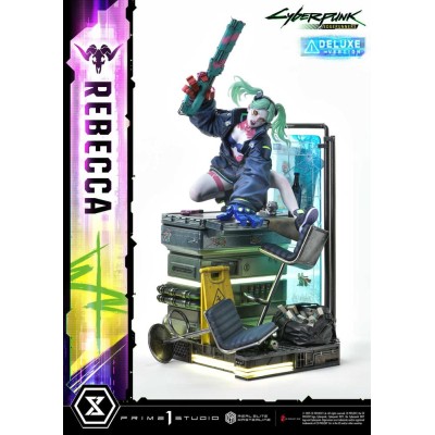 CYBERPUNK: EDGERUNNERS - Rebecca Deluxe Version Real Elite Masterline Series Statue 1/4 Prime 1 Studio PVC Figure 54 cm