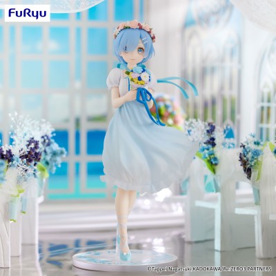 RE: ZERO - Rem Bridesmaid Trio-Try-iT Furyu PVC Figure 21 cm
