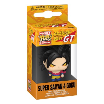 DRAGON BALL GT - Goku Super Saiyan 4 Funko Pop Vinyl Keychain 4 cm