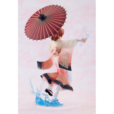 A CERTAIN SCIENTIFIC RAILGUN T - Mikoto Misaka Furisode Kimono Ver. 1/7 Kadokawa PVC Figure 28 cm