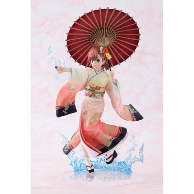 A CERTAIN SCIENTIFIC RAILGUN T - Mikoto Misaka Furisode Kimono Ver. 1/7 Kadokawa PVC Figure 28 cm