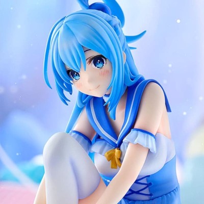 KONOSUBA - Aqua: Light Novel 10th Anniversary Ver. Kadokawa PVC Figure 15 cm