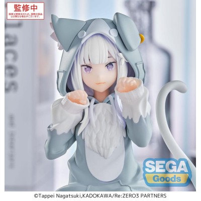 RE: ZERO - Emilia Mofumofu Pack Yumemirize Sega PVC Figure 11 cm