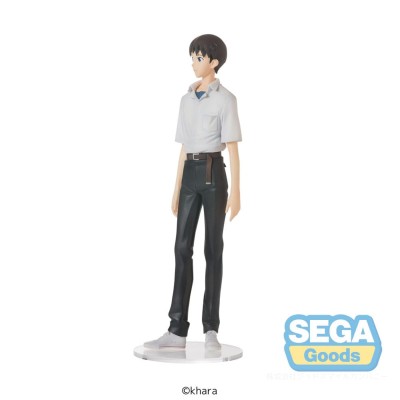 REBUILD OF EVANGELION - Shinji Ikari Uniform Ver. Evangelion: New Theatrical Edition High Premium Sega PVC Figure 22 cm