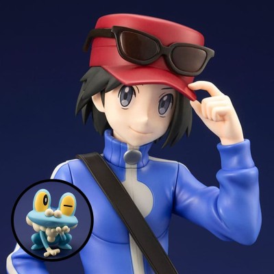 POKÉMON - Calem & Froakie ARTFXJ 1/8 Kotobukiya PVC Figure 20 cm