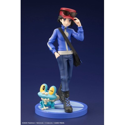 POKÉMON - Calem & Froakie ARTFXJ 1/8 Kotobukiya PVC Figure 20 cm