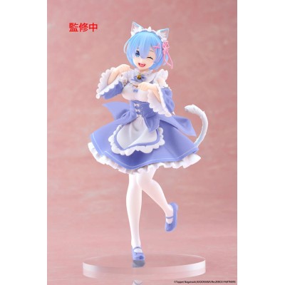 RE: ZERO - Rem Cat Maid Ver. Renewal Coreful Taito PVC Figure 18 cm