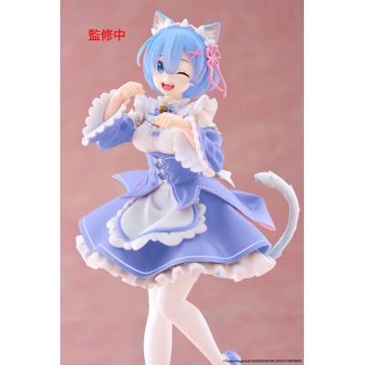 RE: ZERO - Rem Cat Maid Ver. Renewal Coreful Taito PVC Figure 18 cm
