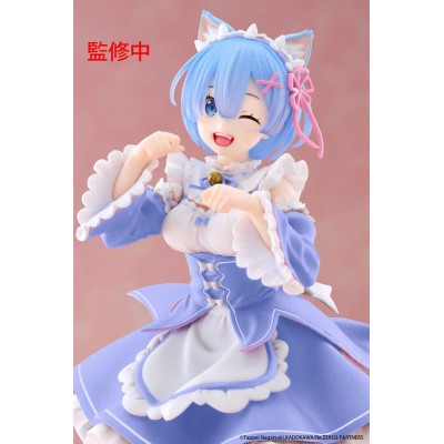 RE: ZERO - Rem Cat Maid Ver. Renewal Coreful Taito PVC Figure 18 cm