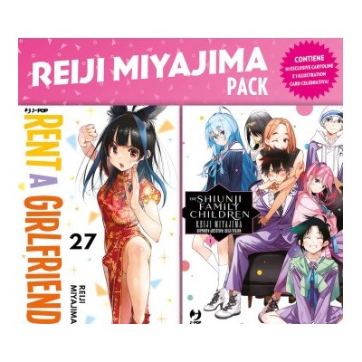 Reiji Miyajima Pack - The Shiunji family children 1 + Rent a Girlfriend 27 (ITA)