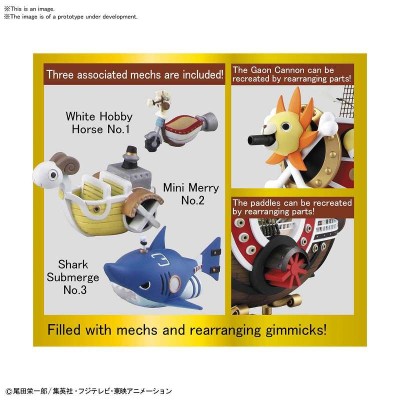 ONE PIECE - Thousand Sunny Land Of Wano Version Bandai Model Kit 25cm