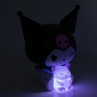 SANRIO - Kuromi Lampada notturna 3D alimentata a batteria