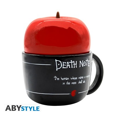 DEATH NOTE - Mug 3D Apple with lid 250 ml