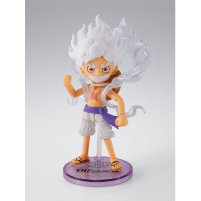 ONE PIECE - Monkey D. Luffy Gear 5 World Collactable Figures x S.H. Figuarts Action Figure 8 cm