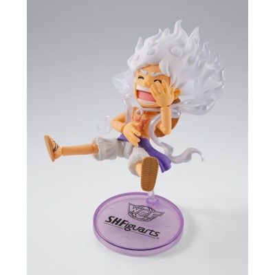 ONE PIECE - Monkey D. Luffy Gear 5 World Collactable Figures x S.H. Figuarts Action Figure 8 cm
