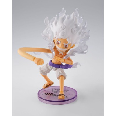 ONE PIECE - Monkey D. Luffy Gear 5 World Collactable Figures x S.H. Figuarts Action Figure 8 cm